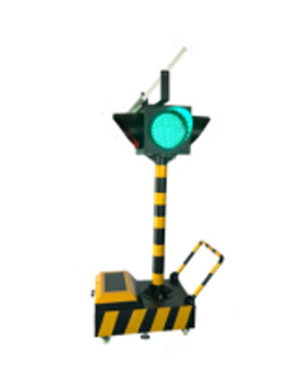 金银川路街道太阳能移动信号灯