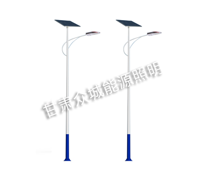 金银川路街道复兴号太阳能led路灯