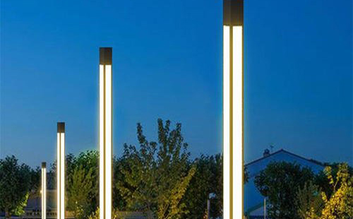 金银川路街道景观灯安装布局与照明设计技巧